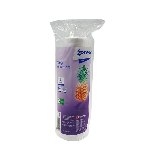 ZOREX Clasic Pungi alimentare 4Kg 200/rola