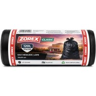 Saci menajeri Zorex Basic, 120L, negru, 10 buc/rola Saci menajeri Zorex Basic, 120L, negru, 10 buc/rola