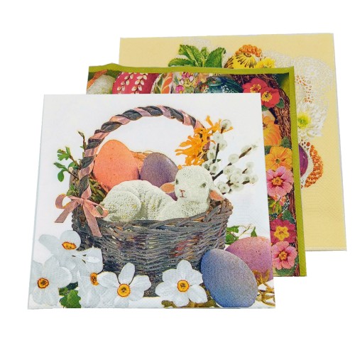 Servetele de masa Paste decorative Papelino Finesse 3 straturi 33x33 cm 20 bucati