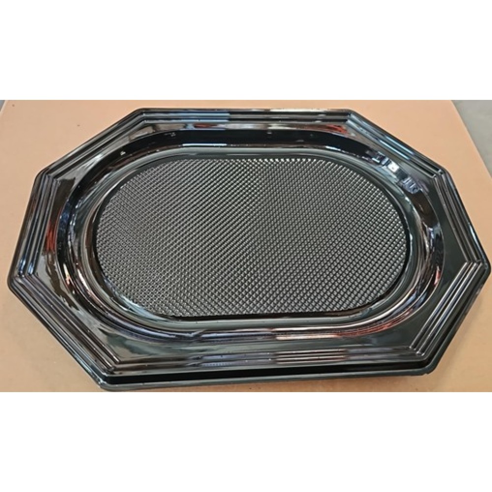 Platou oval negru 350*250mm, 10/set Platou oval negru 350*250mm, 10/set