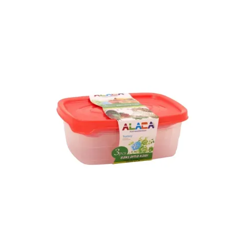 Set cutii alimente, pătrate Set cutii alimente, pătrate