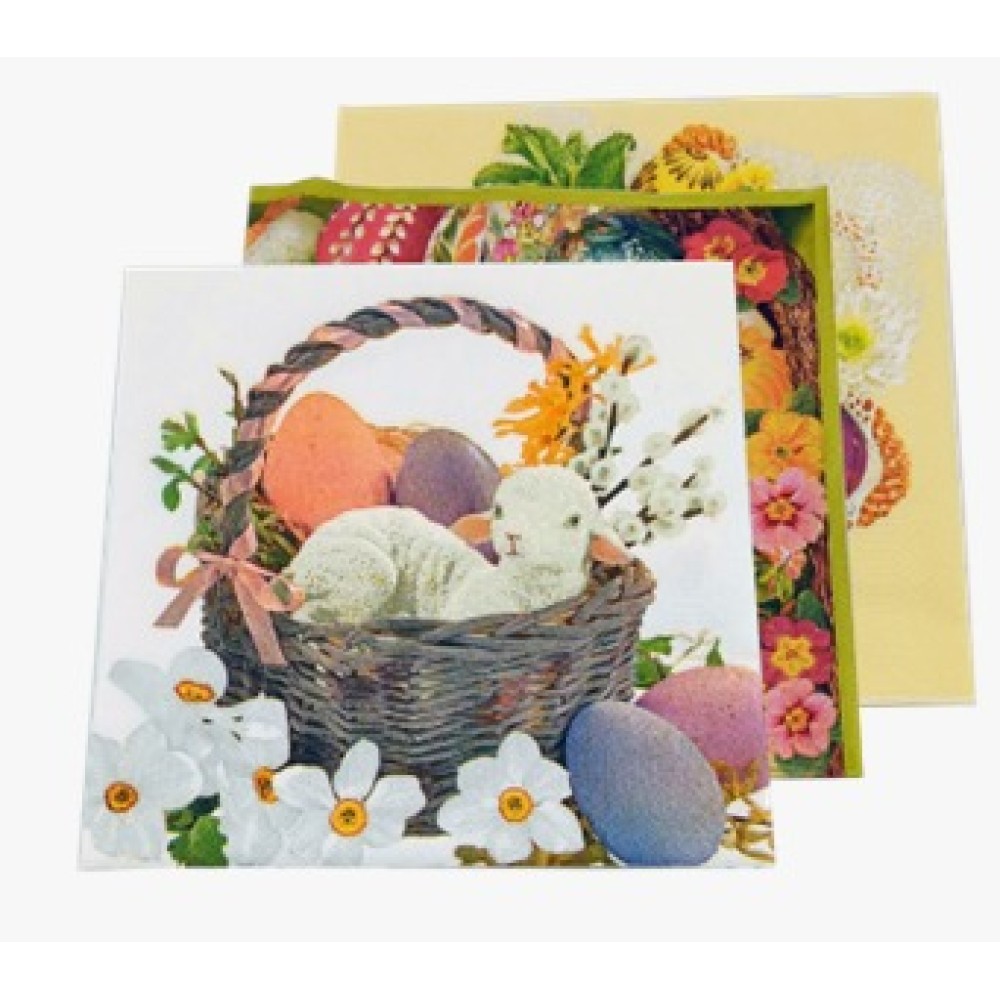 Servetele de masa Paste decorative Papelino Finesse 3 straturi 33x33 cm 20 bucati