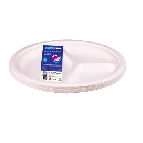 Farfurii tricompartimentate Alabala Farfurii tricompartimentate Alabala