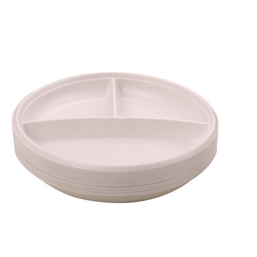 Farfurii tricompartimentate Alabala Ultra albe Farfurii tricompartimentate Alabala Ultra albe