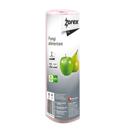 Pungi alimentare Zorex Pro transparente capacitate 2 kg Pungi alimentare Zorex Pro transparente capacitate 2 kg
