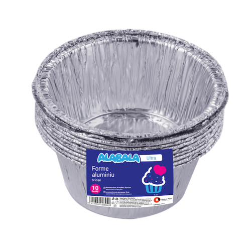 Forme aluminiu Alabala Ultra pentru brioșe Forme aluminiu Alabala Ultra pentru brioșe