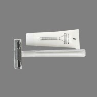 Set barbierit (BIC cu două lame și pastă de ras)