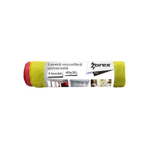 Laveta microfibra Zorex Pro 4 bucati/set