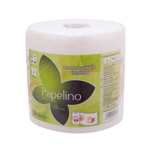 Prosoape de hartie Papelino Soft, Imprimate, 2 Straturi, 450g Prosoape de hartie Papelino Soft, Imprimate, 2 Straturi, 450g