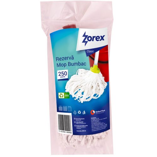 Rezerva Mop Bumbac 250gr. Zorex Clasic Rezerva Mop Bumbac 250gr. Zorex Clasic