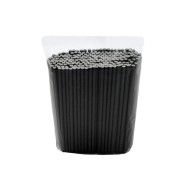 Paie negre din hartie, drepte, 200x6mm, 250 buc/set Paie negre din hartie, drepte, 200x6mm, 250 buc/set