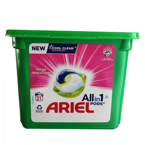 Detergent Ariel Pink Fresh Sensations 21 capsule Detergent Ariel Pink Fresh Sensations 21 capsule